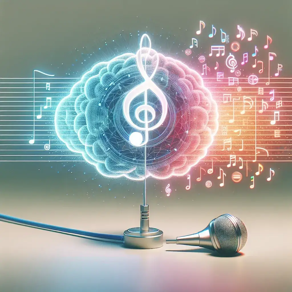 "Apple Music introduces AI-powered language learning playlists in the U.S. app interface, showcasing a vibrant design with colorful music notes and educational icons, enhancing user experience for language learners."