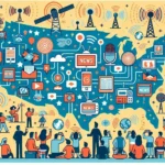 "Netflix regional licensing deals for local news streaming showcased in an image of a laptop streaming local news channels with the Netflix logo."