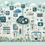 "Visual representation of a developer creating custom internal tools using Retool alternatives, showcasing a user-friendly interface for building applications quickly and efficiently."