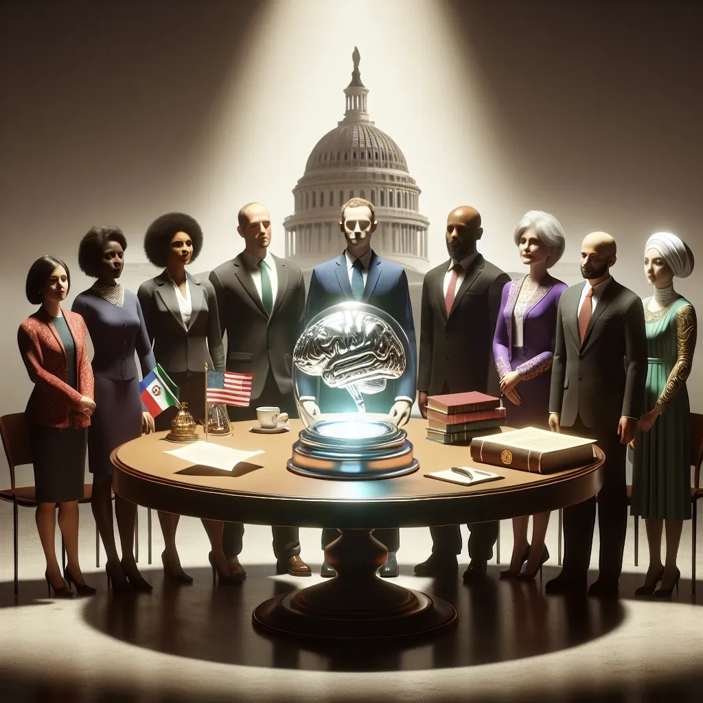 "U.S. lawmakers discussing the proposed federal framework for artificial intelligence copyright issues during a congressional meeting."