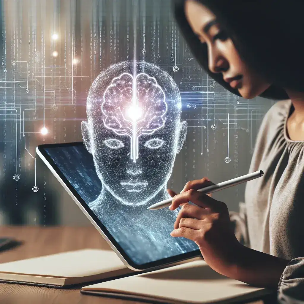 How do tablets with AI-enhanced palm rejection improve writing experience?